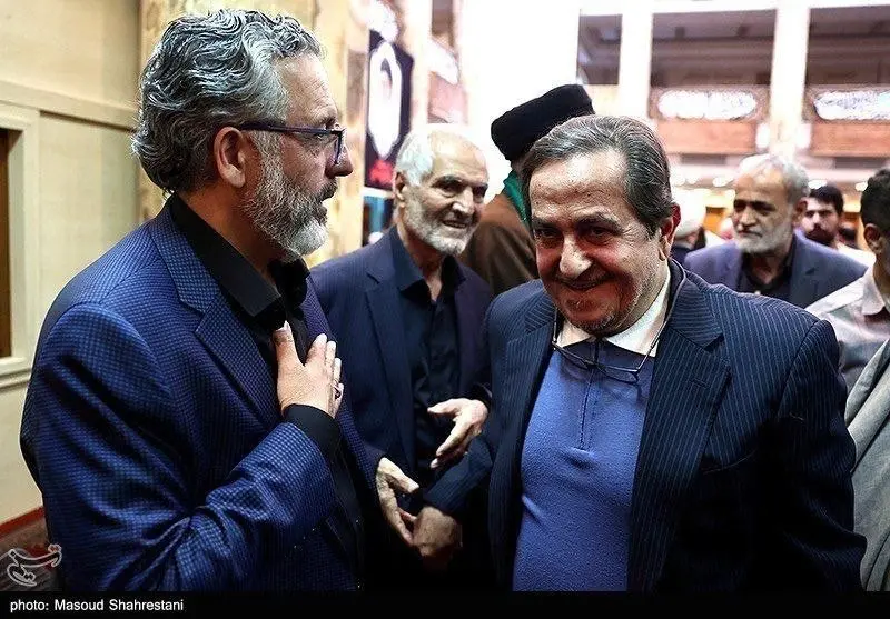 محمدعلی زم در مراسم چهلم شهید شیرازی+ عکس