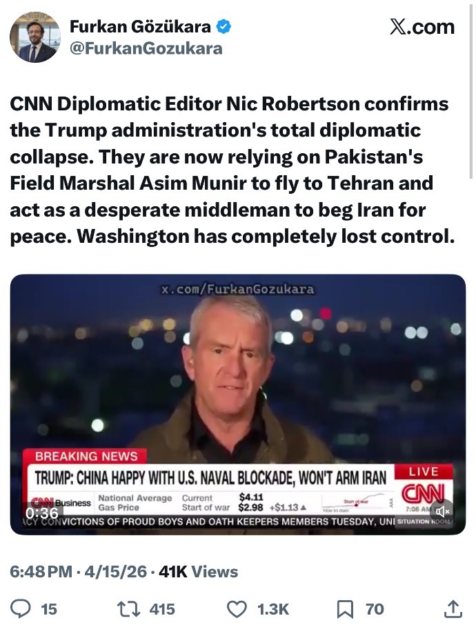 ‏دلیل سفر فرمانده ارتش پاکستان از نگاه سردبیر cnn +عکس