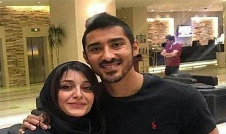 عکس منتشر شده از بازیکن تیم ملی و خانم بازیگر در یک مراسم