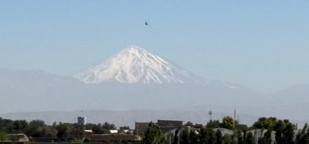 تصویری زیبا از دماوند که امروز ثبت شده