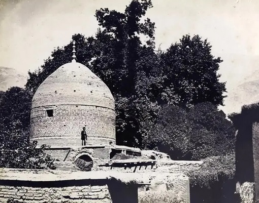 نمایی از امامزاده صالح تجریش در دوره قاجار 