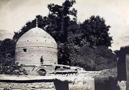 نمایی از امامزاده صالح تجریش در دوره قاجار 