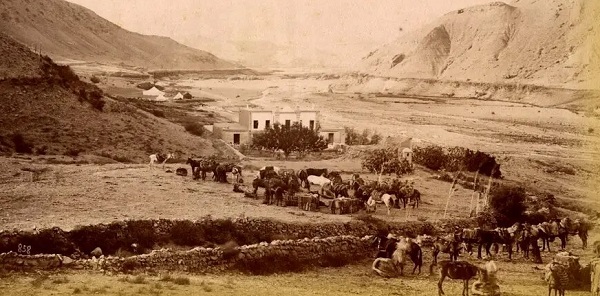  منظره‌ای دیدنی از جاده قزوین - رشت در دوران قاجار+ عکس