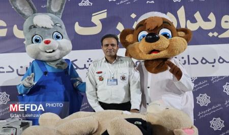 برپایی بیمارستان خرس‌های عروسکی در شب علم دانشگاه علوم پزشکی کرمان+ تصاویر