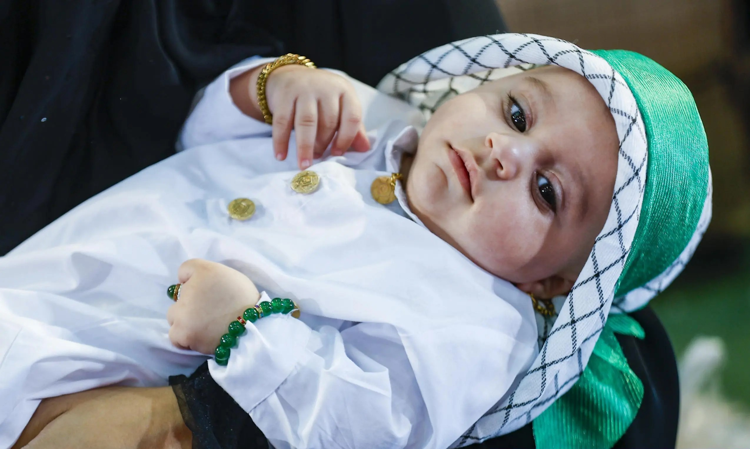 حضور پرشور مادران و نوزادان در آیین جهانی شیرخوارگان حسینی+ عکس