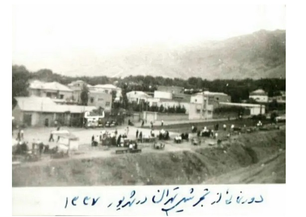 دورنمایی قدیمی از تجریش در دهه ۳۰ +عکس