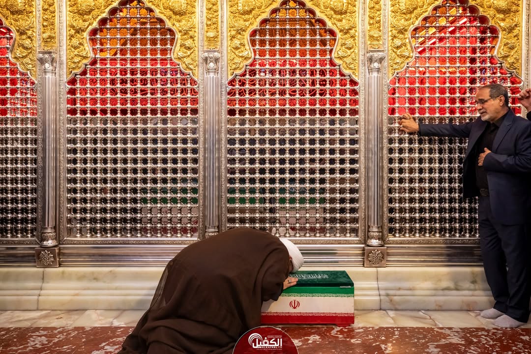 نوه شهید رهبر انقلاب مهمان حضرت عباس (ع) شد
