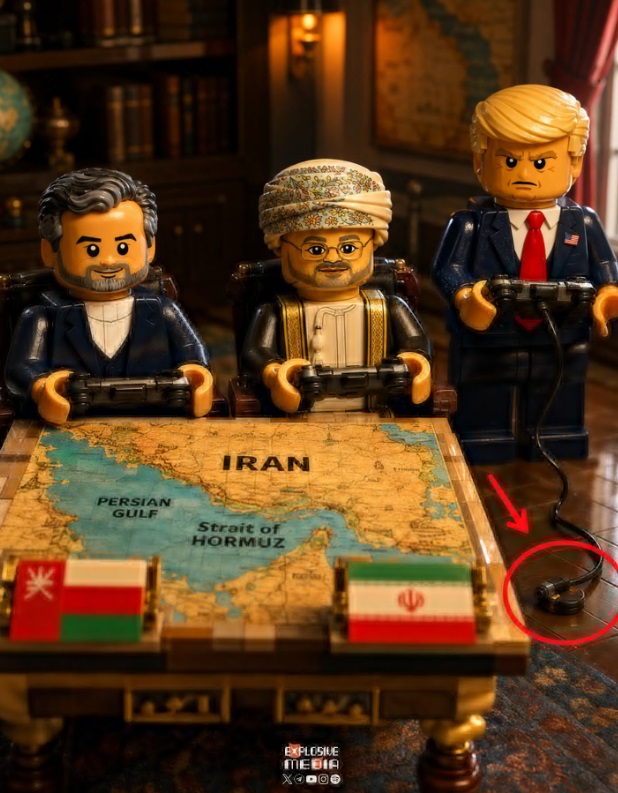 وضعیت ترامپ در مذاکرات میان عمان و ایران+عکس