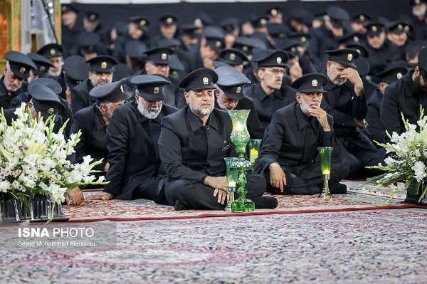 مراسم خطبه خوانی شب شهادت امام رضا (ع) در حرم امام هشتم/ عراقچی و قالیباف هم بودند+ تصاویر