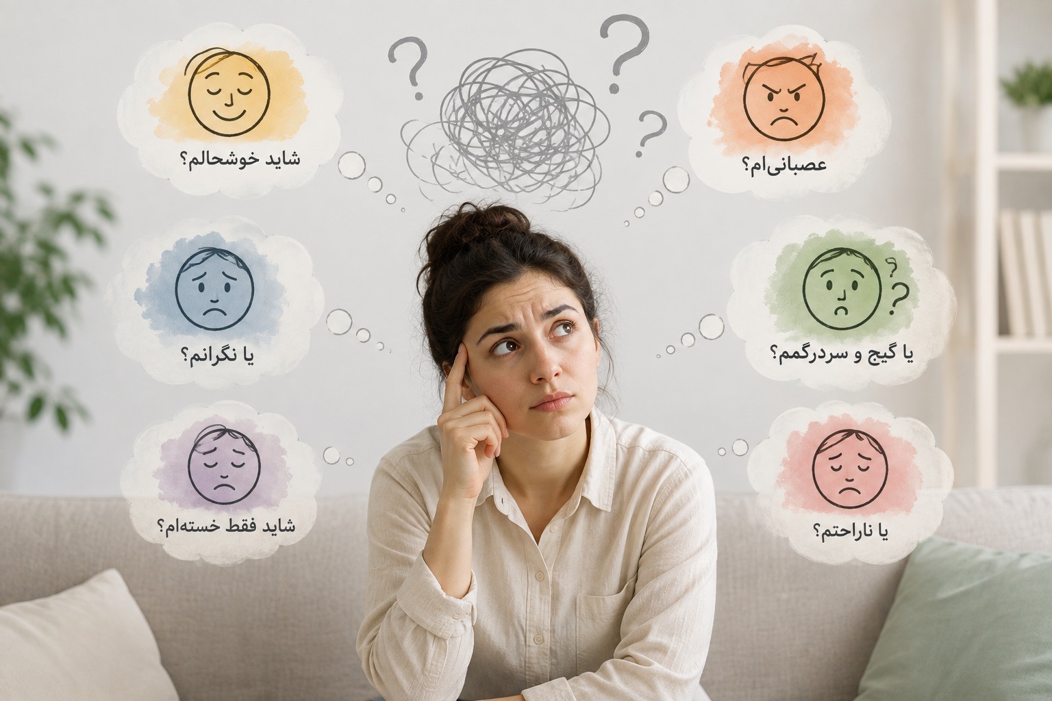 چرا گاهی احساسات خودمان را دیر می‌فهمیم؟ وقتی آدم نمی‌داند واقعاً چه احساسی دارد