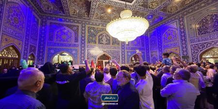 حضور سردار سرلشکر مصطفی ایزدی، جانشین فرمانده کل سپاه پاسداران در رواق دارالذکر 