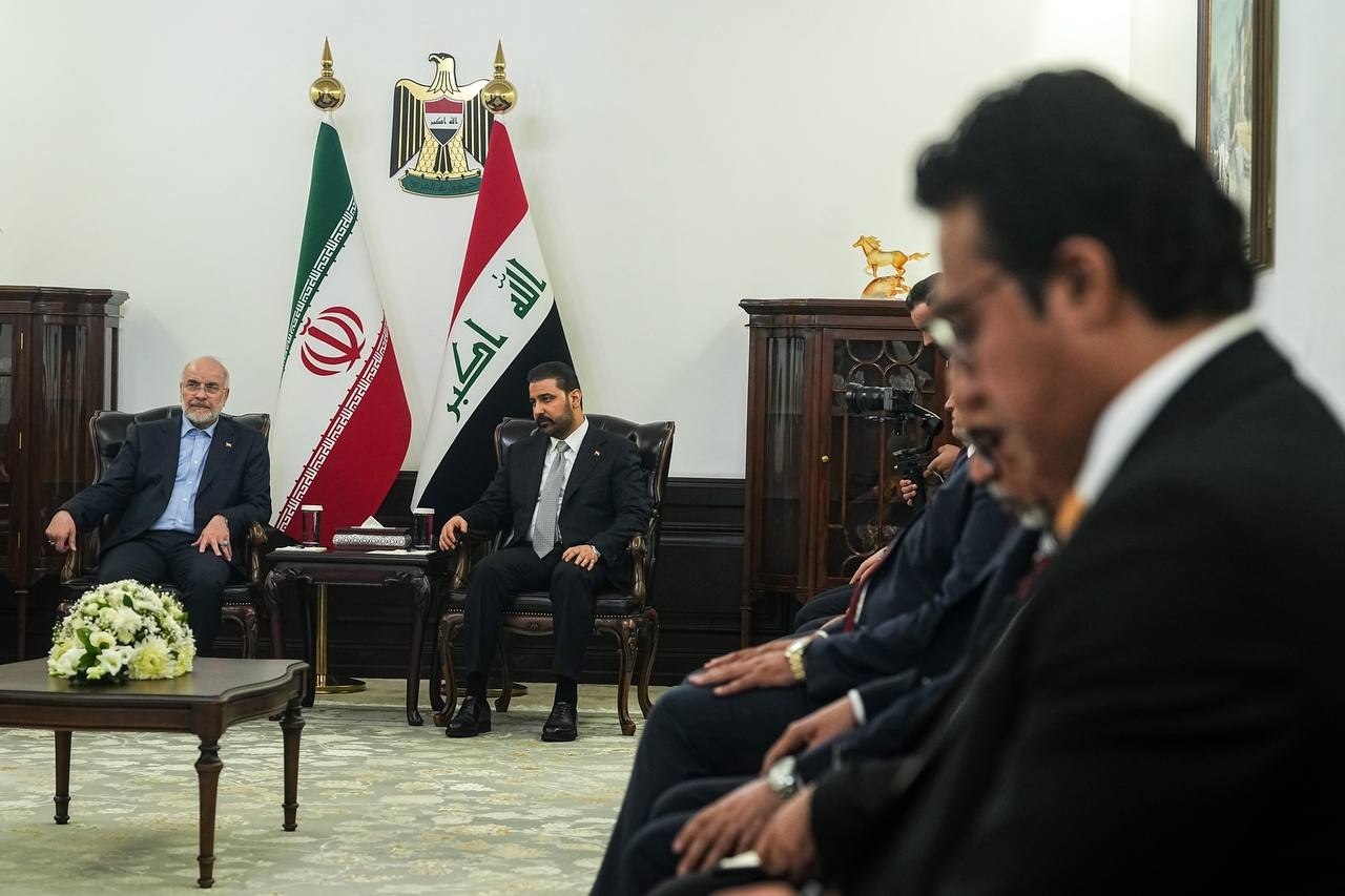 دیدار قالیباف با زیدی در بغداد+عکس