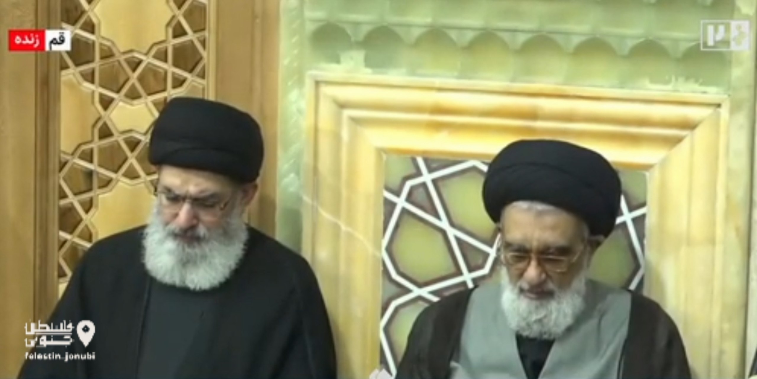 حضور سیدهاشم حیدری در مراسم چهلمین روز تشییع آقای شهید ایران
