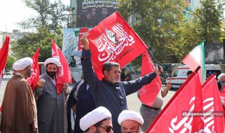 اجتماع مسجدی ها در میدان فلسطین تهران+ تصاویر