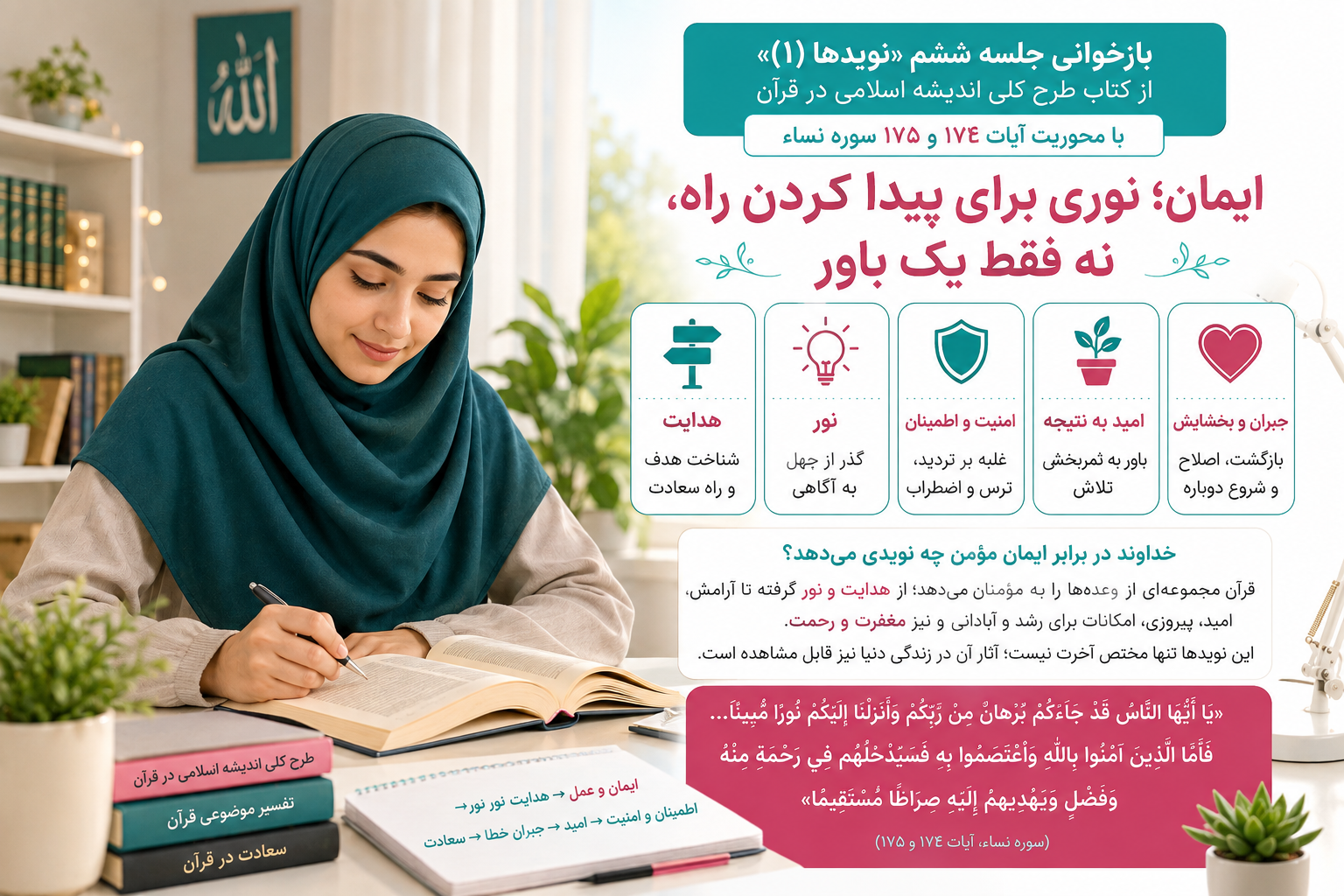 ایمان؛ نوری که راه را روشن می‌کند