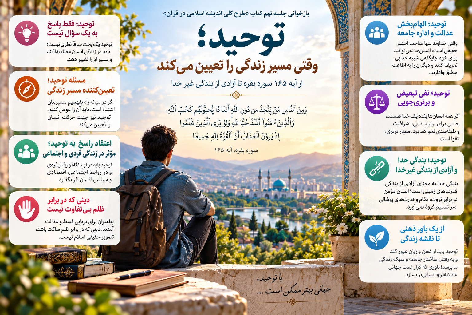 توحید؛ وقتی ایمان مسیر زندگی را تعیین می‌کند