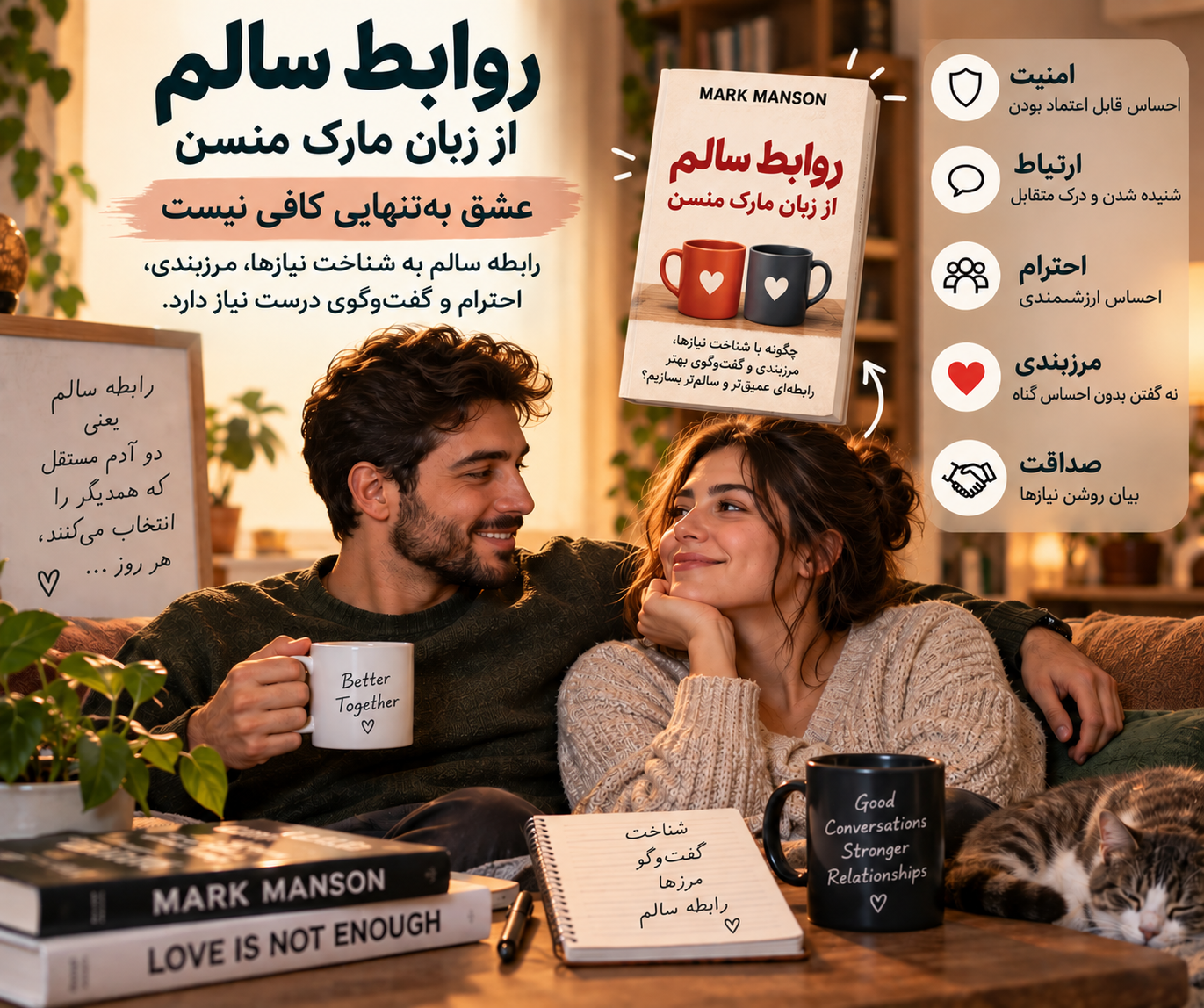 عشق کافی نیست؛ چگونه یک رابطه سالم بسازیم؟