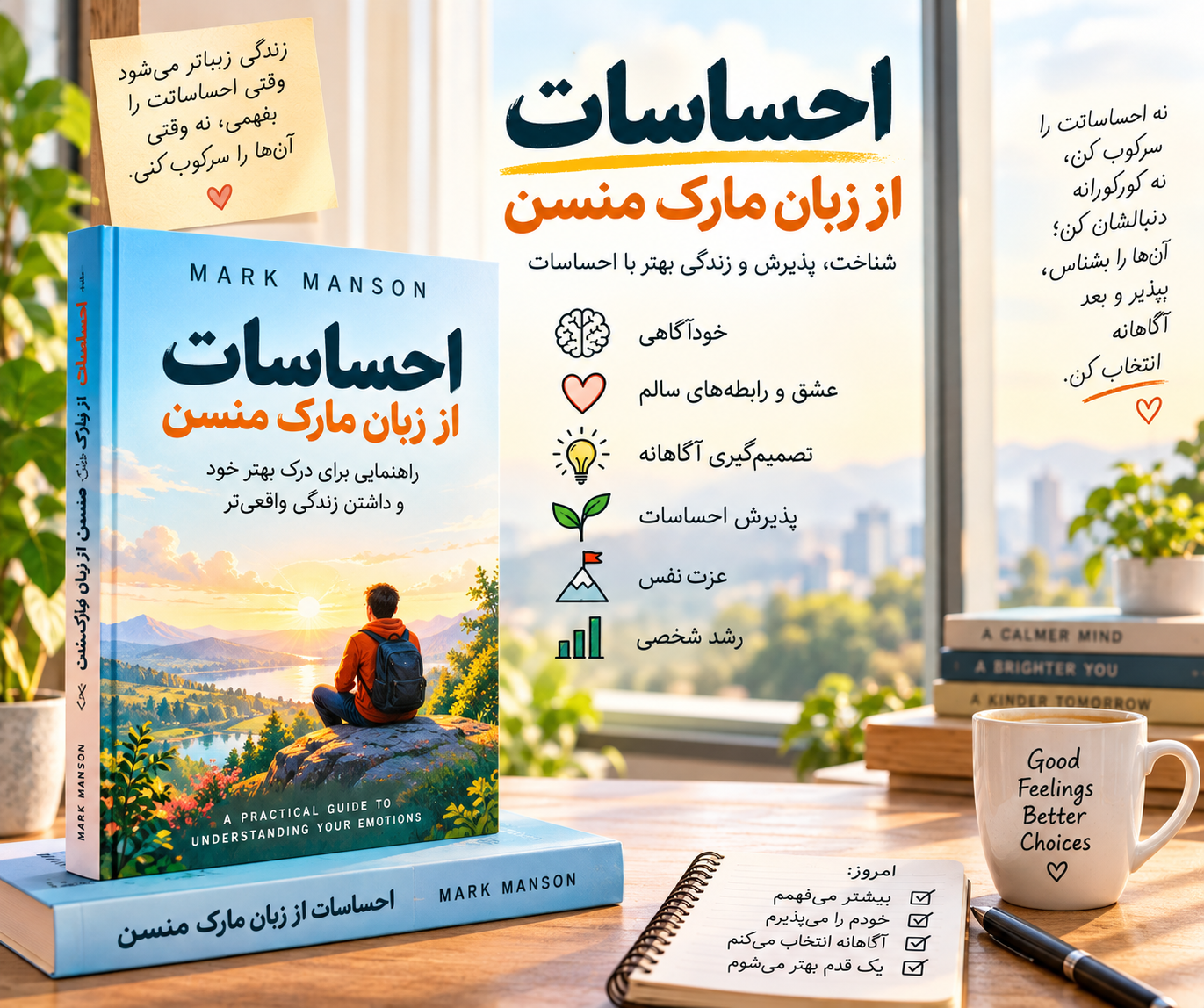 احساسات از زبان مارک منسن؛ هنر شناختن احساسات بدون تسلیم شدن در برابر آن‌ها