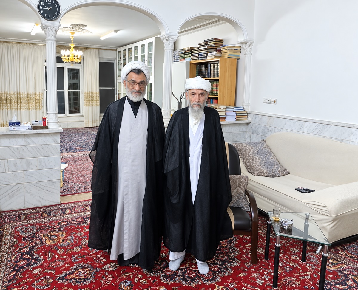 دیدار دبیر شورای عالی انقلاب فرهنگی با آیت‌الله عابدی شاهرودی 