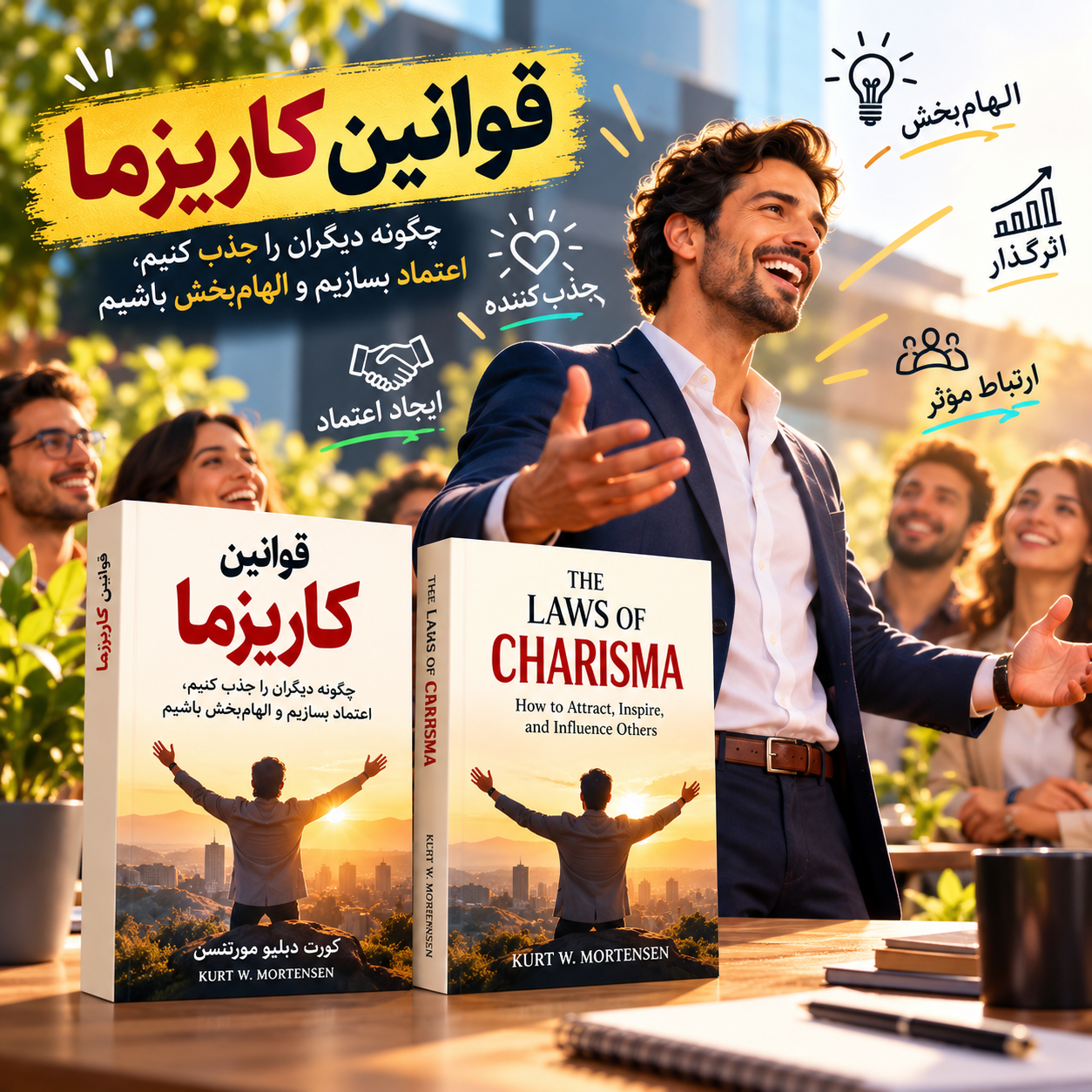 کاریزما مادرزادی نیست؛ مهارتی است که می‌توان آن را ساخت