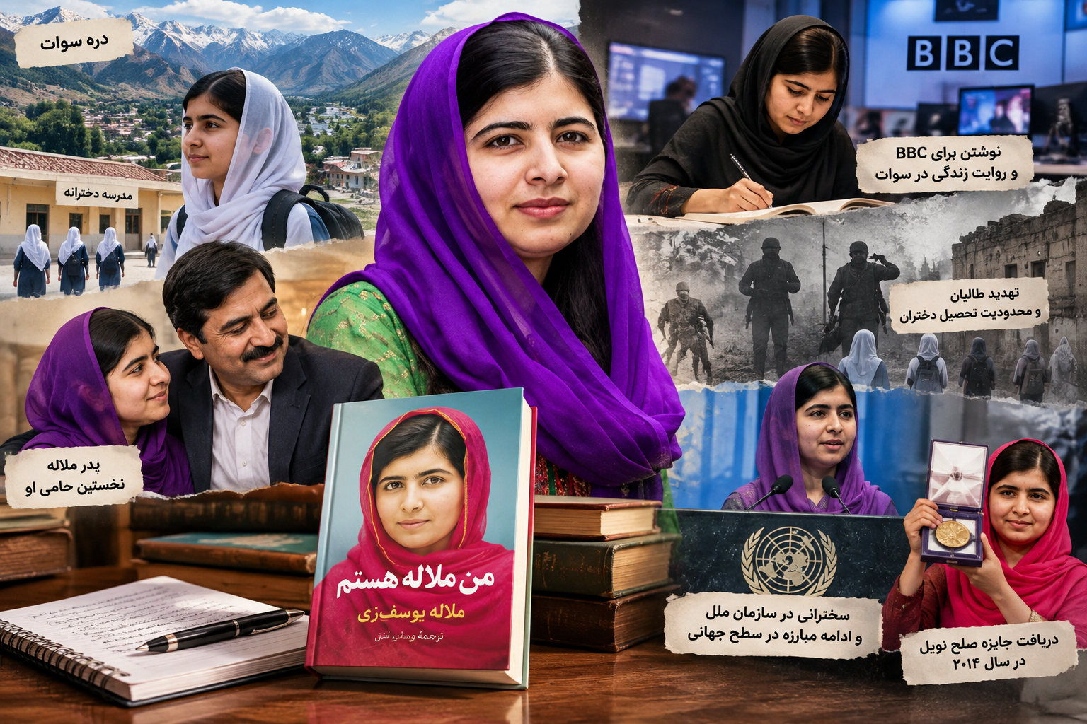 ملاله؛ دختری که مدرسه را به صدای یک مبارزه جهانی تبدیل کرد