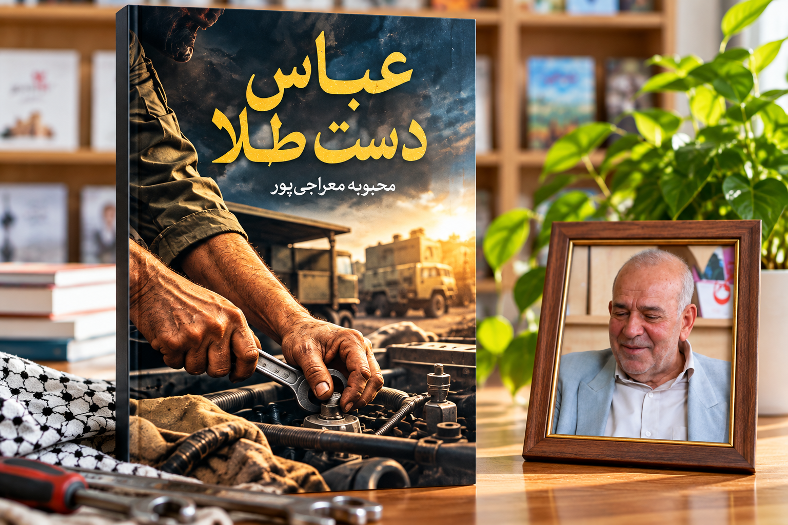 روایت مردی که با دستان هنرمندش چرخ جنگ را می‌چرخاند