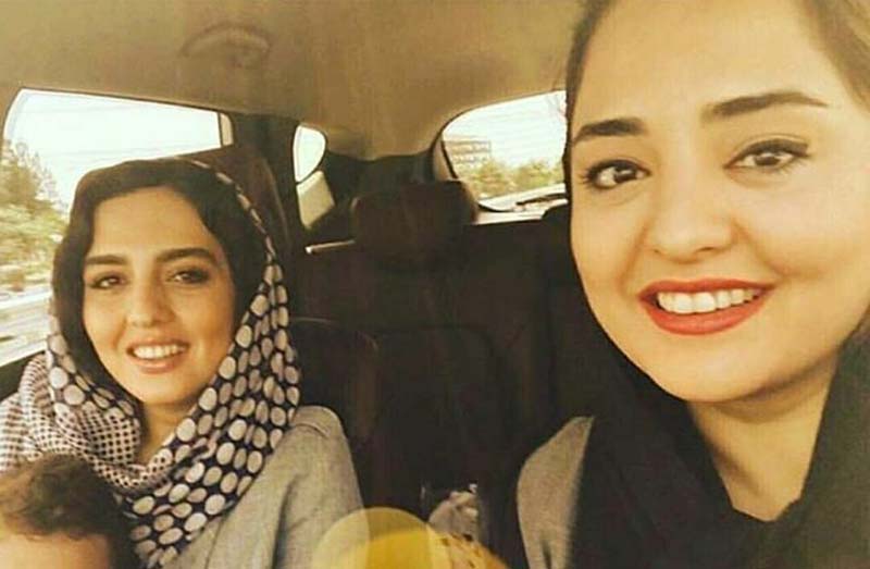 خوشگذرانی نرگس محمدی به همراه خواهرش + عکس
