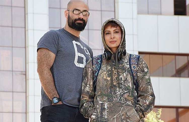 تیپ متفاوت حدیثه تهرانی در کنار شوهرش + عکس