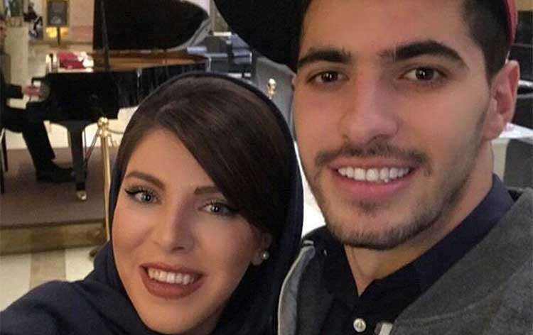 سعید عزت اللهی در کنار خواهرش + عکس