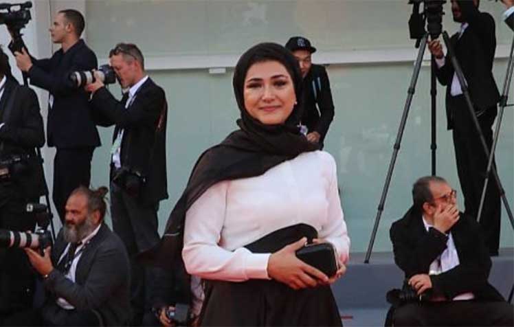 حجاب متفاوت باران کوثری در ونیز + عکس