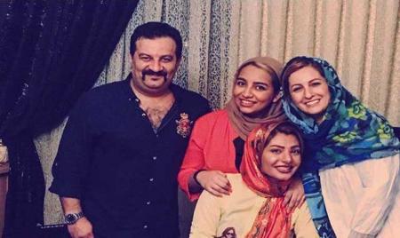 شقایق دهقان در کنار همسر و دختر همسرش! + عکس