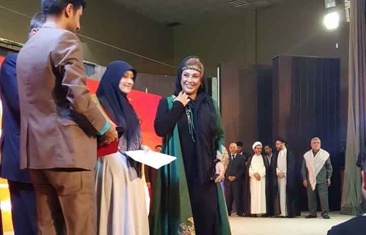  تیپ متفاوت نسرین مقانلو در یک جشنواره خارجی! +عکس