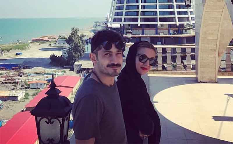 تیپ خانم بازیگر و همسرش در متل قو! + عکس