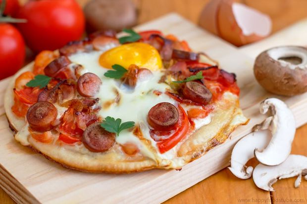  برای صبحانه، پیتزا بپزید!