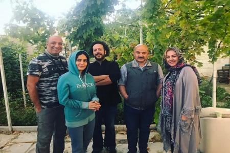 عکس/تیپ متفاوت الناز شاکردوست در کنار آقایان بازیگر!
