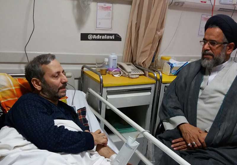 عیادت وزیر اطلاعات از جانبازان در بیمارستان + عکس
