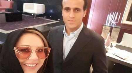 سلفی بهنوش بختیاری با علی کریمی! + عکس