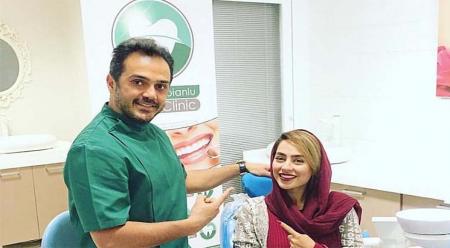 تیپ سمانه پاکدل در مطب دکتر دندانپزشکش! + عکس