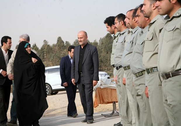 حضور ابتکار در جمع محیط بانان منتخب زیستگاه های یوزپلنگ