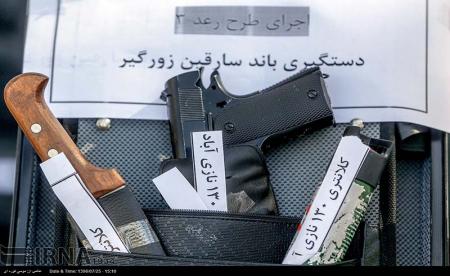  اسلحه زورگیران تهرانی (+عکس)