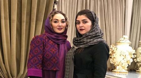 تیپ الهام حمیدی در یک آرایشگاه! + عکس