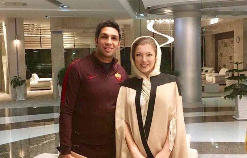 تیپ متفاوت بازیکن سابق پرسپولیسی و همسرش! + عکس