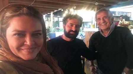کافه گردی بهاره رهنما به همراه همسرش! + عکس