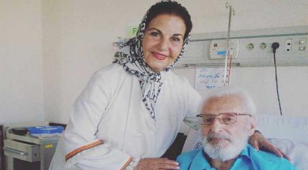 عیادت بازیگر قبل از انقلاب از جمشید مشایخی! + عکس
