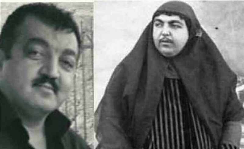 شباهت عجیب آقای بازیگر به دختر ناصرالدین شاه! + عکس