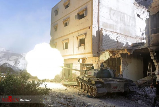جنگ با داعش در بنغازی + عکس