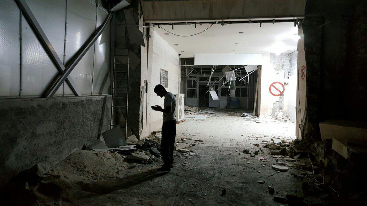تخریب بیمارستان سرپل ذهاب پس از زلزله + عکس