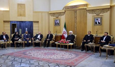 همراهان روحانی در سفر به «سوچی» + تصاویر