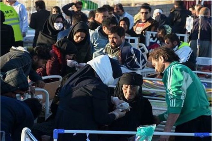 همکاری پرستاران در زلزله کرمانشاه عالی و مثال‌زدنی بود