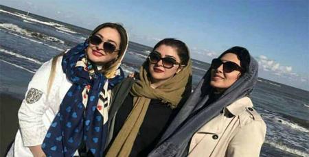 تیپ خانم های بازیگر در کنار دریا! + عکس